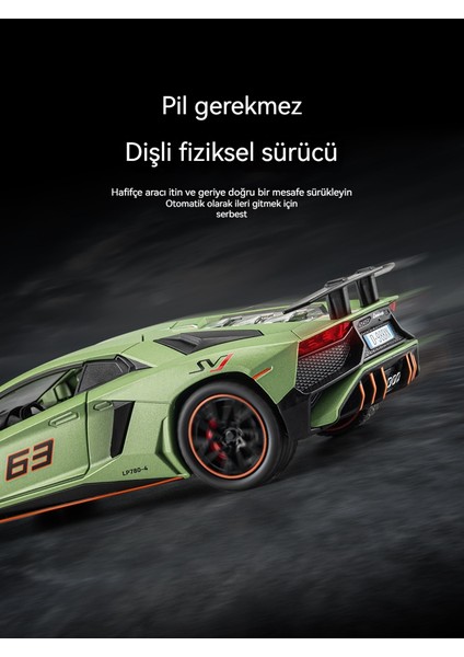1:24 Rambo LP780 Alaşımlı Spor Araba Modeller (Yurt Dışından) fiyatları