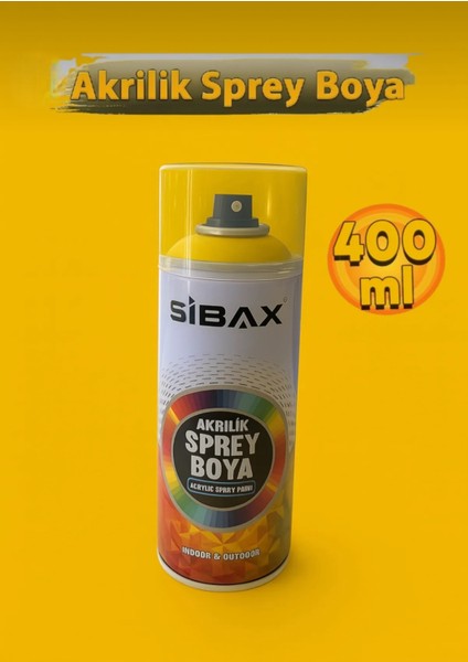 Akrilik Sprey Boya Ral 1018 Sarı 400 ml