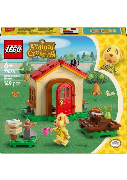 ® Animal Crossing™ Goldie Şirin Evinde 77058 – 6 Yaş & Üzeri Çocuklar Için Hayavn Figürü Içeren Oyuncak Yapım Seti (149P) modelleri