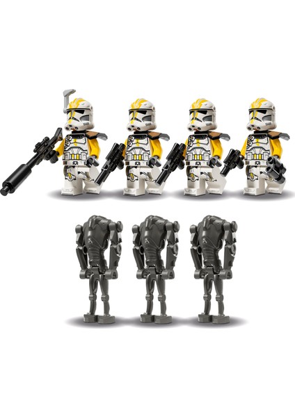® Star Wars: Sith’in İntikamı 327. Star Corps Klon Trooper Savaş Paketi 75431 - 7+ Çocuklar için Yaratıcı Oyuncak Yapım Seti (258P)