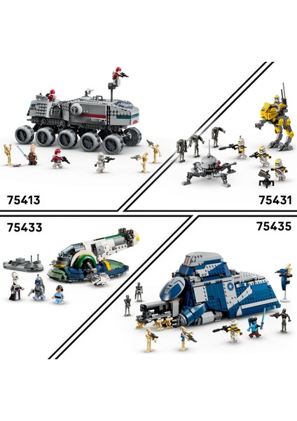 ® Star Wars V-19 Torrent Starfighter 75432 – 9 Yaş & Üzeri Uzay Aracı Sever Çocuklar Için Yaratıcı Oyuncak Yapım Seti (567P)
