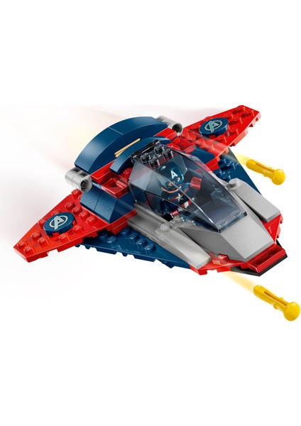 ® ǀ Marvel Kaptan Amerika, Thanos'a Karşı 76319 – 4 Yaş & Üzeri Çocuklar Için Minifigür Içeren Oyuncak Yapım Seti (107 Parça)