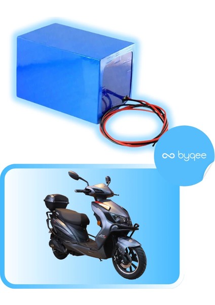 Zr5 72 Volt 25 Amper Elektrikli Motosiklet Bataryası (Lifepo4)