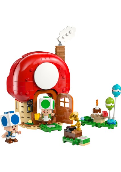 ® Super Mario™ Toad Evinde Parti 72041 – 7 Yaş & Üzeri Çocuklar Için Parti Temalı Yaratıcı Oyuncak Yapım Seti (276 Parça) fiyatları