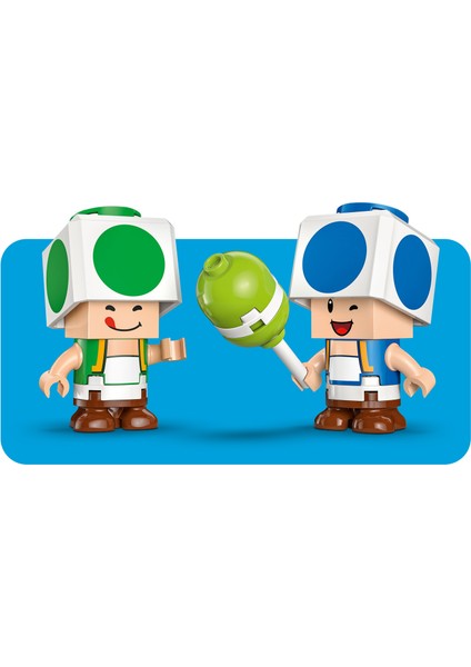 ® Super Mario™ Toad Evinde Parti 72041 – 7 Yaş & Üzeri Çocuklar Için Parti Temalı Yaratıcı Oyuncak Yapım Seti (276 Parça)