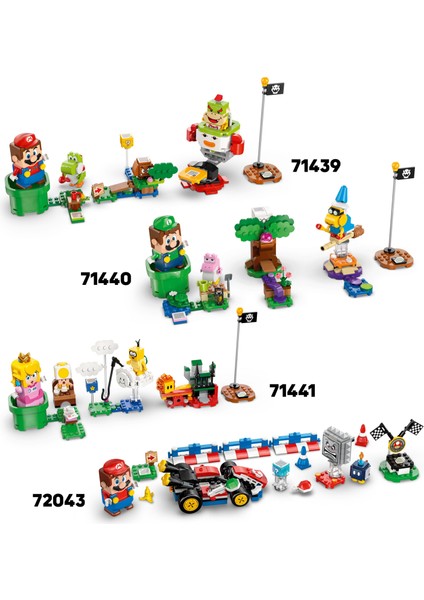 ® Super Mario™ Toad Evinde Parti 72041 – 7 Yaş & Üzeri Çocuklar Için Parti Temalı Yaratıcı Oyuncak Yapım Seti (276 Parça)