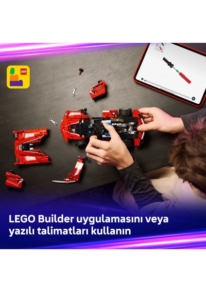 ® Technic Ferrari Fxx K 42212 – 10+ Çocuklar Için Stem'e Ilgi Uyandıran Model Araba Yaratıcı Oyuncak Yapım Seti (897 Parça)