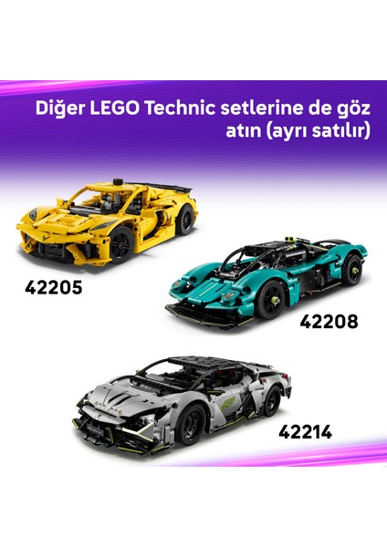® Technic Ferrari Fxx K 42212 – 10+ Çocuklar Için Stem'e Ilgi Uyandıran Model Araba Yaratıcı Oyuncak Yapım Seti (897 Parça)