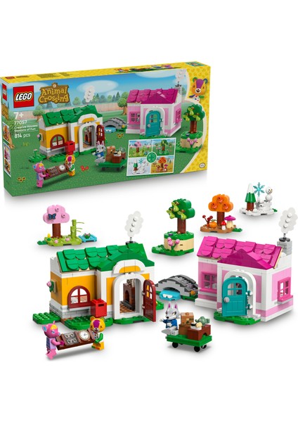 ® Animal Crossing™ Yaratıcı Evler: Eğlenceli Mevsimler 77057 – 7 Yaş & Üzeri Çocuklaı Için Oyuncak Yapım Seti (814P)