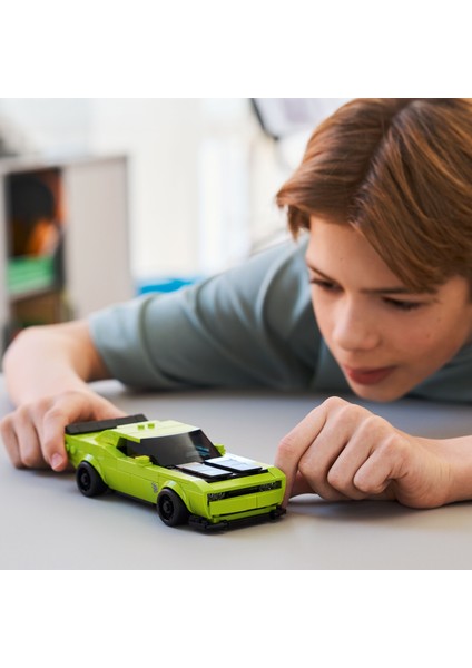 ® Speed Champions Dodge Challenger Srt Hellcat Spor Araba 77237 - 9+ Çocuklar Için Yarış Arabası Oyuncak Yapım Seti (390P)