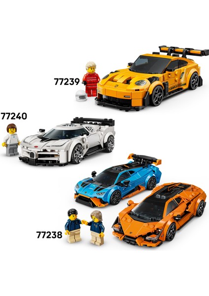 ® Speed Champions Dodge Challenger Srt Hellcat Spor Araba 77237 - 9+ Çocuklar Için Yarış Arabası Oyuncak Yapım Seti (390P)