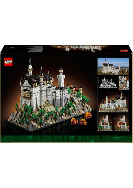 ® Architecture Neuschwanstein Şatosu 21063 - Yetişkinler Için Koleksiyonluk Model Yapım Seti (3455 Parça) fırsatları