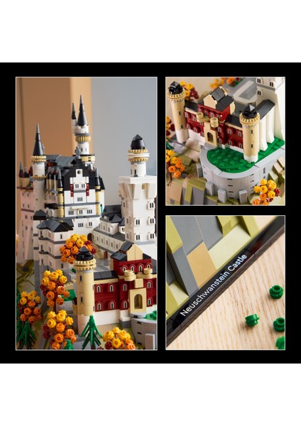 ® Architecture Neuschwanstein Şatosu 21063 - Yetişkinler Için Koleksiyonluk Model Yapım Seti (3455 Parça)