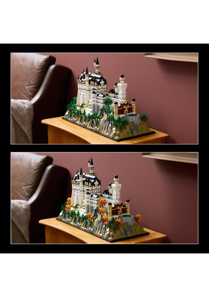 ® Architecture Neuschwanstein Şatosu 21063 - Yetişkinler Için Koleksiyonluk Model Yapım Seti (3455 Parça)