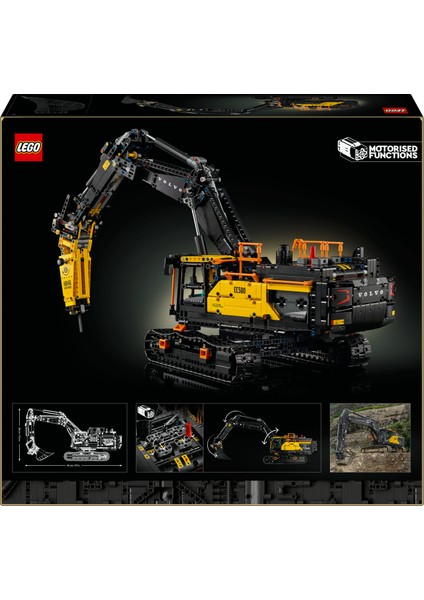 ® Technic Volvo EC500 Hybrid Ekskavatör 42215 – Yetişkinler Için Motorlu ve Fonksiyonel Inşaat Aracı Model Yapım Seti (2359P) fırsatları