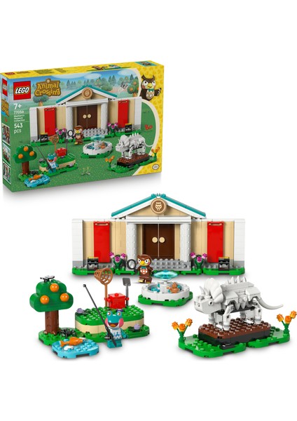 ® Animal Crossing™ Blathers Müze Koleksiyonu 77056 – 7 Yaş & Üzeri Çocuklar Için Hayvan Figürü Içeren Oyuncak Yapım Seti (543P)