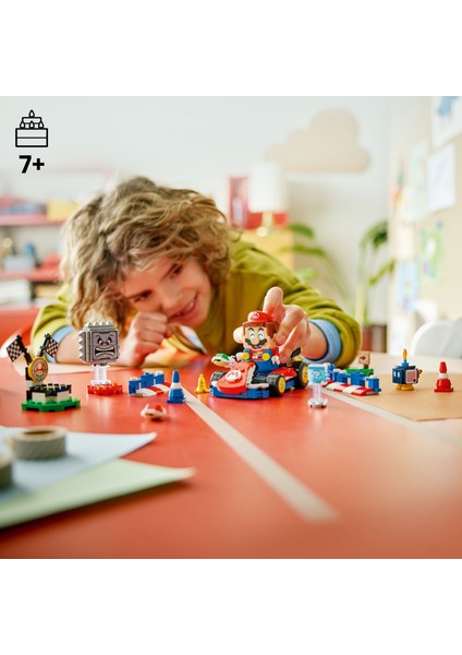 ® Super Mario™: Mario Kart™ – İnteraktif LEGO® Mario™ ve Standard Kart 72043 - 7+ Çocuklar için Oyuncak Yapım Seti (278P) indirimleri