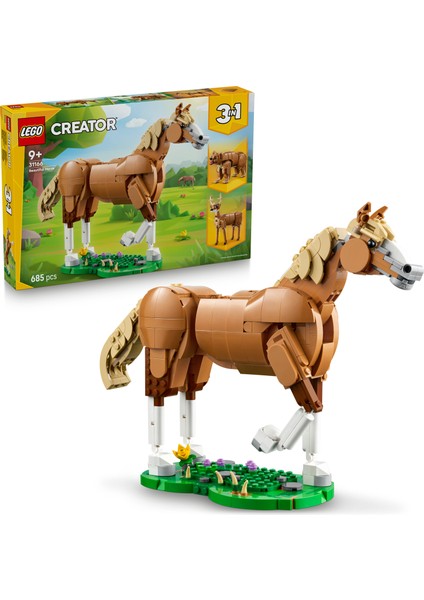 ® Creator 3'ü 1 Arada Güzel At 31166 - 9 Yaş & Üzeri Için Ayı Veya Geyik Olarak Da Inşa Edilebilen Yaratıcı Oyuncak Yapım Seti (685 Pr)