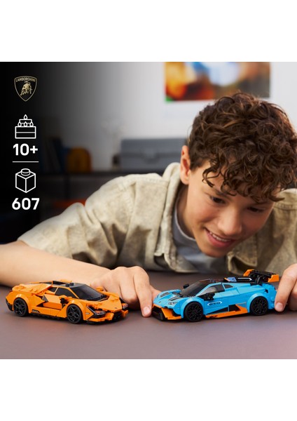 ® Speed Champions Lamborghini Revuelto ve Huracán STO 77238 - 10+ Çocuklar için Yaratıcı Yarış Arabası Yapım Seti (607 P) indirimleri