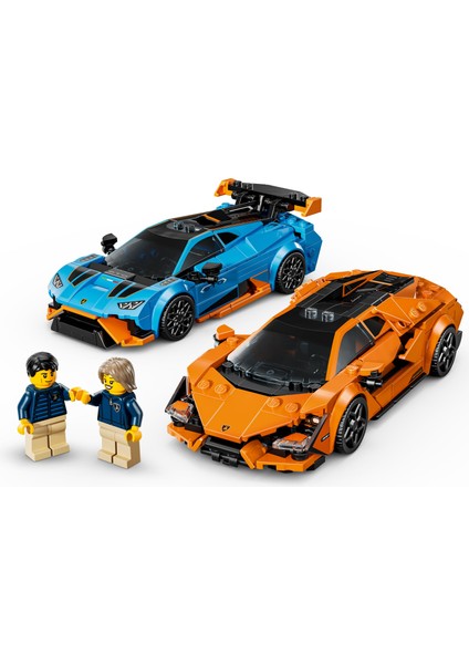 ® Speed Champions Lamborghini Revuelto ve Huracán STO 77238 - 10+ Çocuklar için Yaratıcı Yarış Arabası Yapım Seti (607 P)