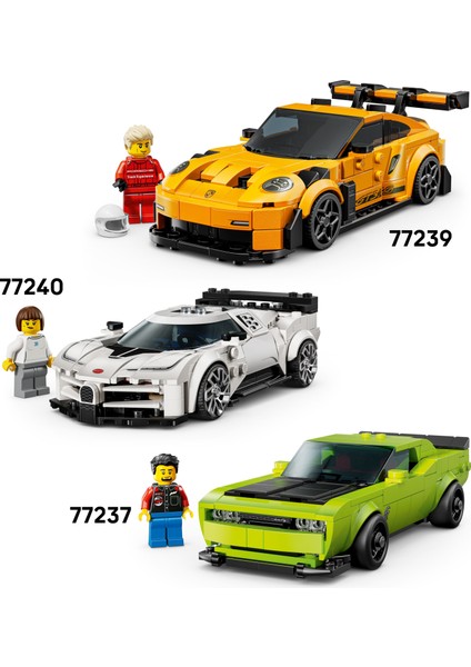 ® Speed Champions Lamborghini Revuelto ve Huracán STO 77238 - 10+ Çocuklar için Yaratıcı Yarış Arabası Yapım Seti (607 P)