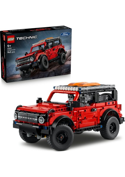 ® Technic Ford Bronco Suv 42213 – 9+ Araç Seven Çocuklar Için Stem Odaklı Model Araba Yaratıcı Oyuncak Yapım Seti (943P)