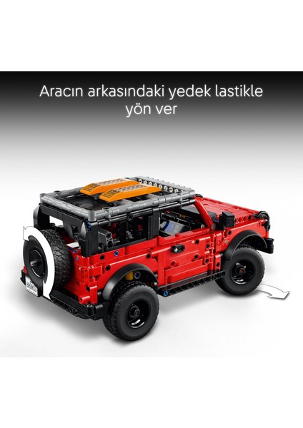 ® Technic Ford Bronco Suv 42213 – 9+ Araç Seven Çocuklar Için Stem Odaklı Model Araba Yaratıcı Oyuncak Yapım Seti (943P)