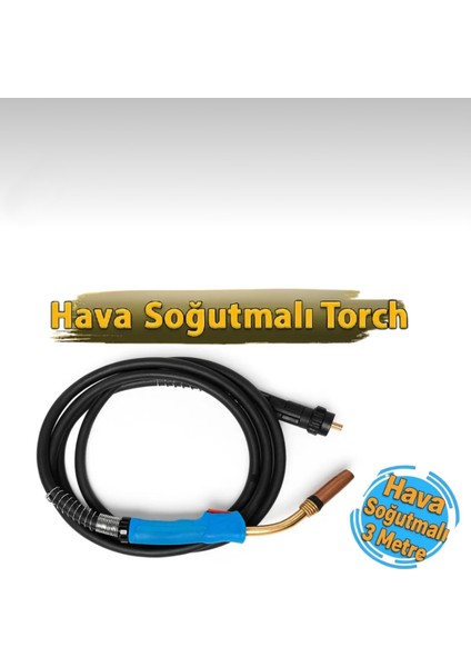 Mıg Torch 36 Serisi Hava Soğutmalı 360 Amper 3 Metre Torch