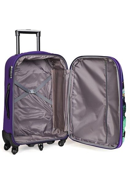 5133 Büyük Boy Kumaş Valiz – 5 Tekerlekli, Şifreli Kilit & Kelebek Kayışlı fırsatları