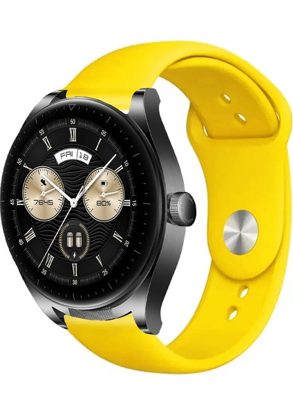Huawei Watch Buds Akıllı Saat Uyumlu Yumuşak Dokulu Silikon Kordon Kayış
