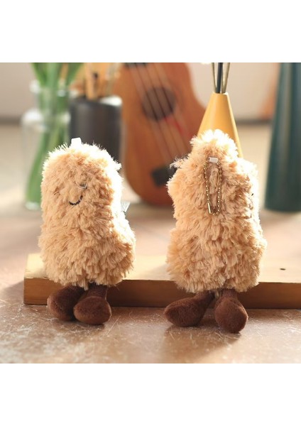 Yeni 1 Adet Iyi Şanslar Karikatür Peluş Oyuncak Bebek Anahtarlık Sevimli Bebek Anahtar Küçük Kolye (Yurt Dışından)