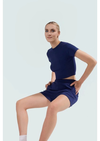 Pamuklu Melanj Örme Şort Takım Rahatlık ve Stil Bir Arada Özenle Seçilmiş Premium Kalite fiyatları