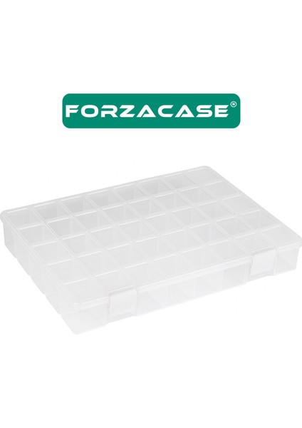 40 Bölmeli Kapaklı Organizer, Malzeme ve Takı Kutusu, Beyaz fiyatları