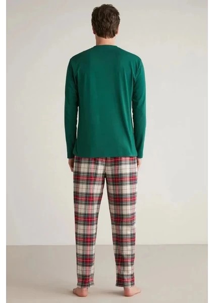 Nautıca M630 Erkek Uzun Kollu Ekoseli Pijama Takımı modelleri
