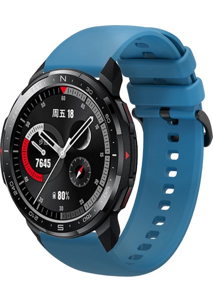 Honor Watch Gs Pro Uyumlu Kordon Yumuşak Dokulu Soft Renk Tokalı Silikon Kayış