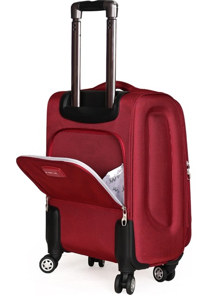8104 Kabin Boy Kumaş Valiz – Hafif, 360° Döner Tekerlek & Şifreli Kilit modelleri