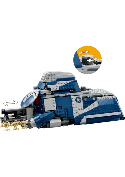 ® Star Wars Klon Savaşları Felucia Savaşı Ayrılıkçı Tng 75435 – 9 Yaş & Üzeri Çocuklar Için Oyuncak Yapım Seti (976 Parça)
