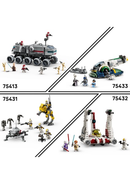 ® Star Wars Klon Savaşları Felucia Savaşı Ayrılıkçı Tng 75435 – 9 Yaş & Üzeri Çocuklar Için Oyuncak Yapım Seti (976 Parça)