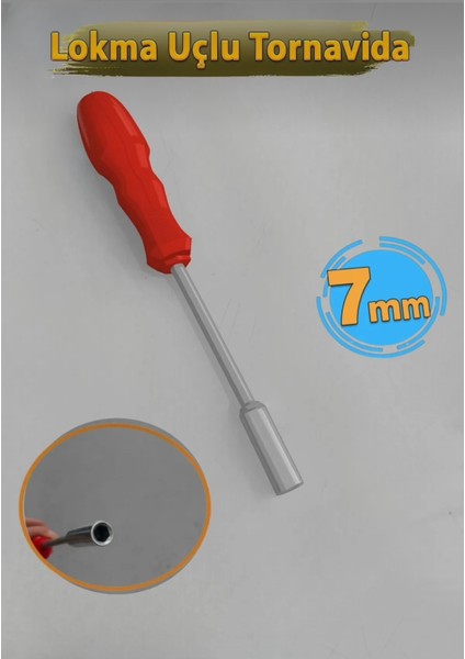 Lokma Uçlu Tornavida 7 mm
