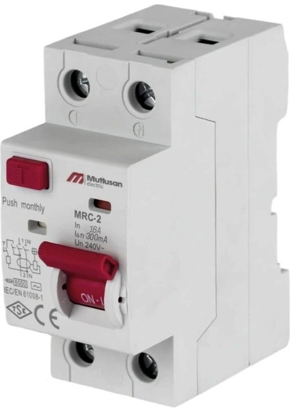 16A 2 Kutup 300 Ma Yangın Koruma Rölesi