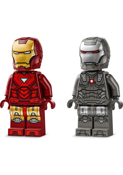 ® ǀ Marvel Iron Man ve War Machine, Hammer Insansız Hava Araçlarına Karşı 76320 - 7+ Çocuklar Için Oyuncak Yapım Seti (204P)