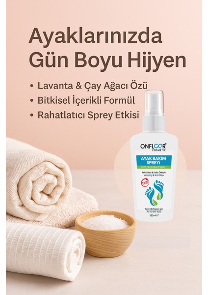 Ayak Koku Giderici Sprey 125 ml – Ferahlatıcı Bitki Özlü Ayak Bakımı fırsatları