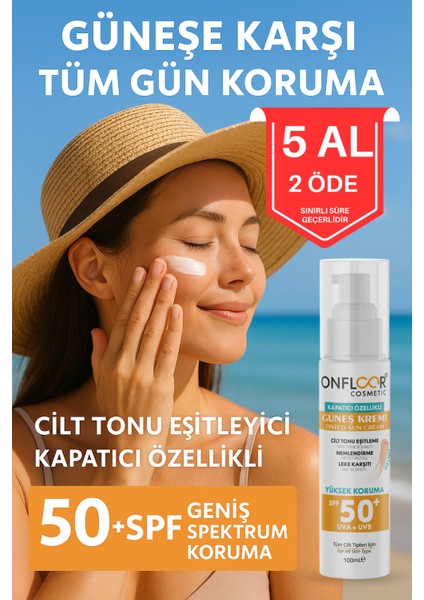 Güneş Kremi SPF 50+ Tinted – Renkli Formüllü Yüksek Koruma Kremi