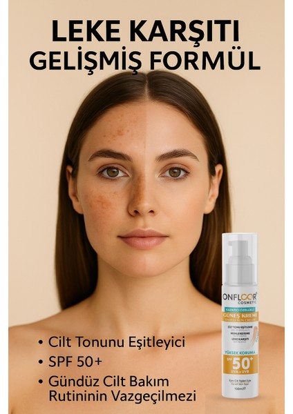 Güneş Kremi SPF 50+ Tinted – Renkli Formüllü Yüksek Koruma Kremi modelleri