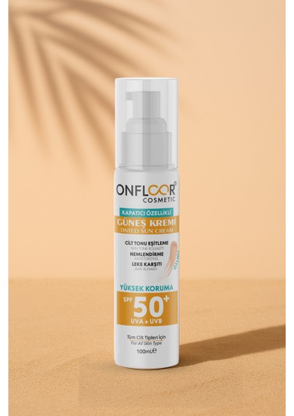 Güneş Kremi SPF 50+ Tinted – Renkli Formüllü Yüksek Koruma Kremi