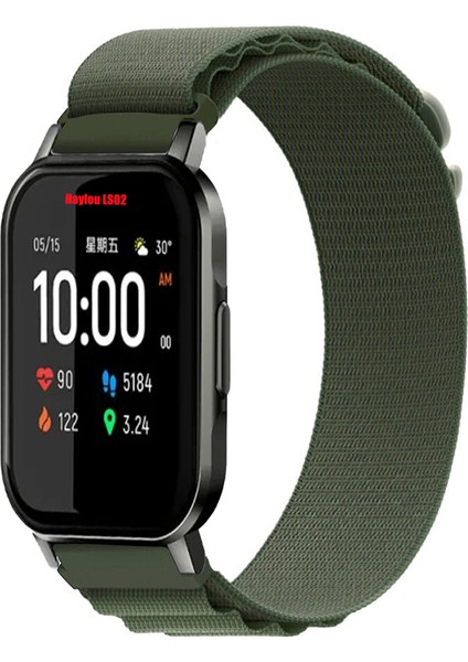 haylou LS02 ile Uyumlu Kordon Alpine Loop Döngü Spor Kayış