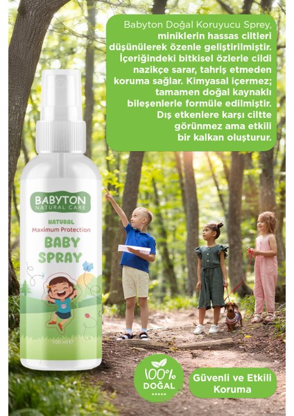 Doğal Vücut Koruyucu Sprey 100 ml fırsatları