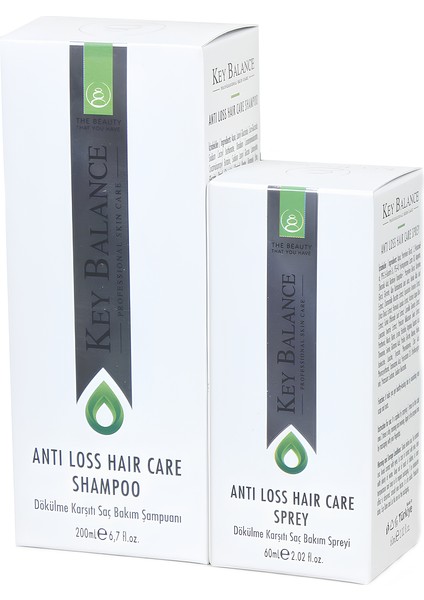 Keybalance Anti-Loss Hair Care Set – Şampuan + Sprey