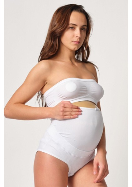 Beyaz Mı Emay 2825 Cotton Hamile Karın Destekleyici Slip Korse modelleri