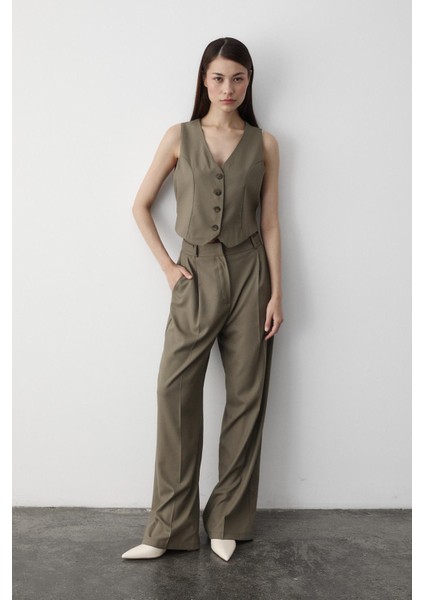 Haki Linda Yelek Pantolon Takım indirimleri